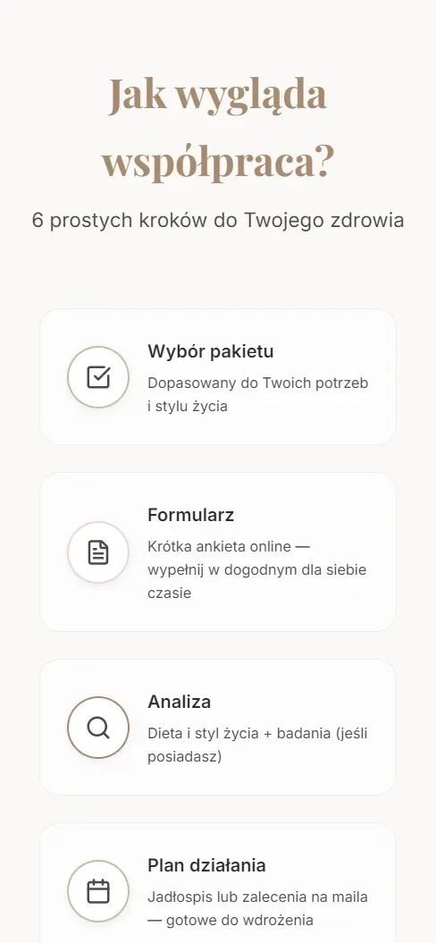 Wizytówka dietetyk na telefonie - widok 5
